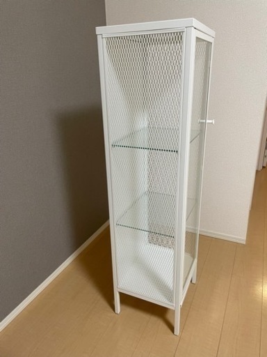 IKEA イケア BAGGEBO バッゲボー キャビネット ガラス扉 メタル