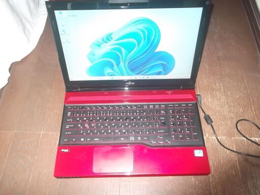 第10号　赤ノートパソコン　バッテリー無　Core i5 3210M  SSD120GB　メモリ4GB