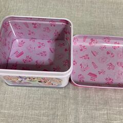 空き缶　ディズニー　ミッキー　ミニー　ダンボ　クッキー缶の画像