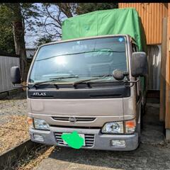 消耗部品交換多数　走行距離83000km リサイクル、自動車税全部込み　日産アトラス　4ナンバー　トラック　車検令和6年2月　ガソリン　マニュアル　名古屋ナンバー 1.3t　売り切れるまで値下げしていきますの画像