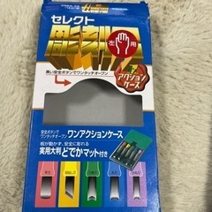 （お話し中）彫刻刀　左手