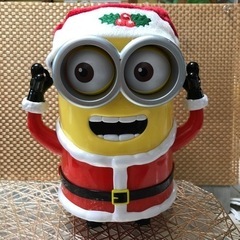 USJミニオンポップコーンバケツ　クリスマス