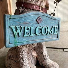犬の置物の画像