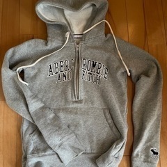 アバクロ　ハーフジップパーカー　
