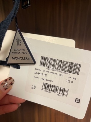 新品 モンクレール suvetteサイズ 0