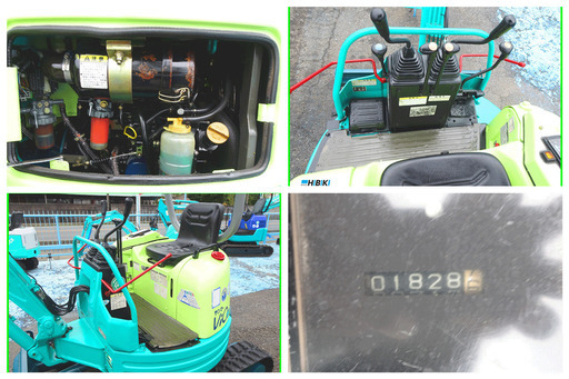 ヤンマー：YANMAR:VIO15-1:中古油圧ショベル◆1.5ｔ◆ミニユンボ◆建設機械/走行2速/整備済み/ガチャック仕様/シリンダーオイルシール全交換済み