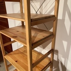 無印良品 パイン材 ユニットシェルフ オープンシェルフ 収納棚 家具の画像