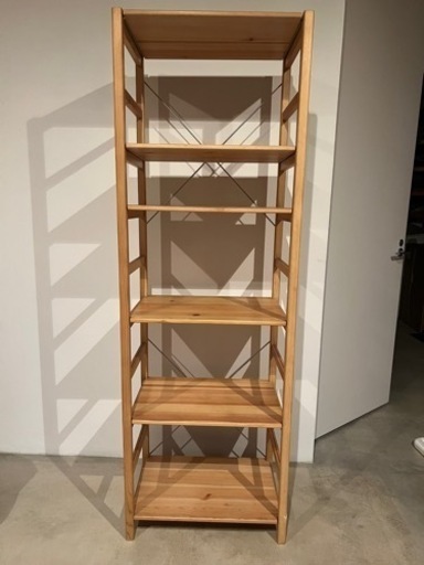 無印良品 パイン材 ユニットシェルフ オープンシェルフ 収納棚 家具