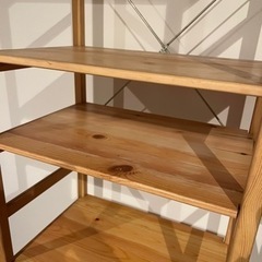 無印良品 パイン材 ユニットシェルフ オープンシェルフ 収納棚 家具の画像