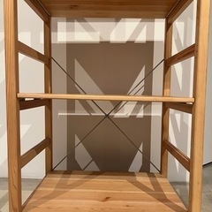 無印良品 パイン材 ユニットシェルフ オープンシェルフ 収納棚 家具の画像