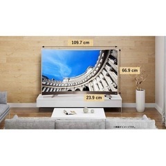 TCL】49インチ 液晶テレビ FHD 曲面ディスプレイ