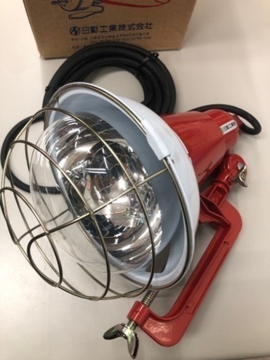 安全投光器  未使用品　110v 500w ア-ス付