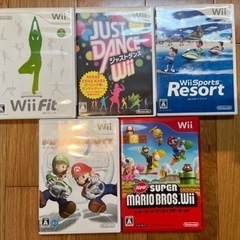 Wii本体＆ソフト まとめ売りの画像