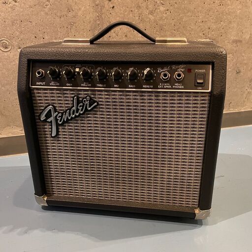 Fender Bullet Reverb スプリングリバーブ搭載ミニアンプ ノイズ対策仕様 - Studio NU-VU (スタジオヌーブ/西宮市/夙川) Fender Bullet Reverb ミニアンプ スプリングリバーブ搭載- Studio NU