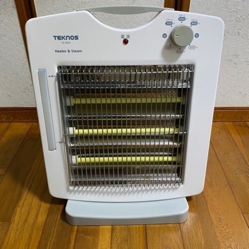 【美品】遠赤外線ヒーター　900W 加湿機能付き