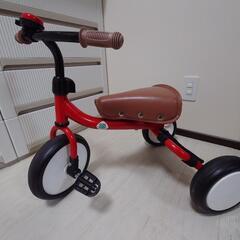 三輪車　レッド