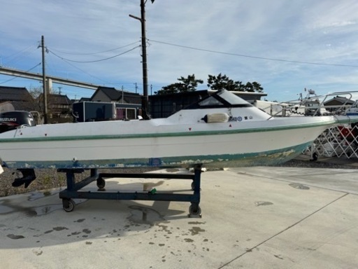 サンフレンド21 スズキ船外機 ガーミン魚探 アイパイロット付き