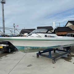 サンフレンド21 スズキ船外機　ガーミン魚探　アイパイロット付き...