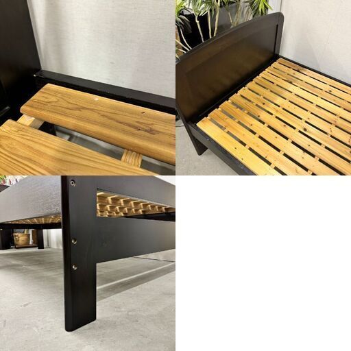  14953   木製シングルベッドフレーム   ◆大阪市内・東大阪市他 5,000円以上ご購入で無料配達いたします！◆ ※京都・高槻