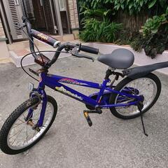 【終了】18インチ 子供用自転車 ブルー