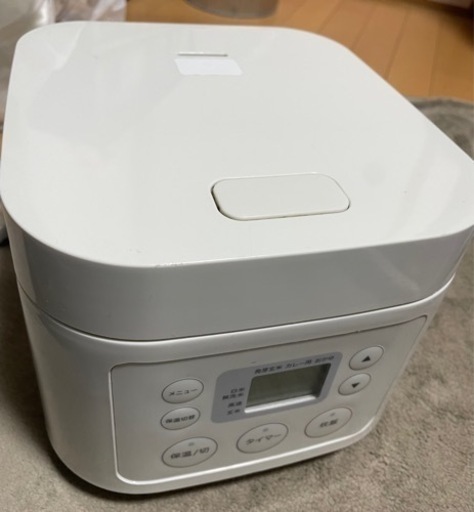 ［取引者決定］炊飯器　3号炊き　無印良品