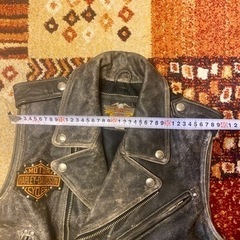 ハーレー正規品　革ベスト　Sサイズの画像