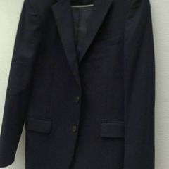 ユニクロ　毛90％の暖かいメンズジャケット　サイズM　濃紺（薄い...