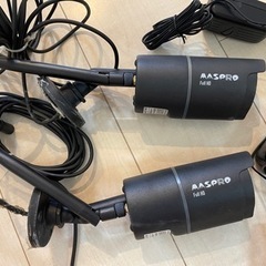 防犯カメラ2個セットの画像
