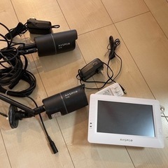 防犯カメラ2個セットの画像