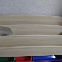 絵本棚付おかたづけ収納ラックの画像