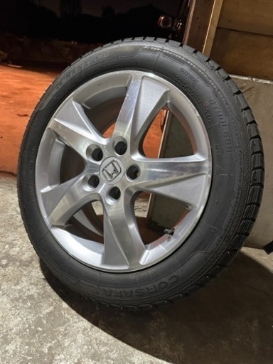 ホンダ アコードツアラー 純正 17インチ アルミホイール　スタッドレスタイヤ　225/50R17 4本セット★ インスパイア等にも