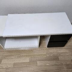 30日まで限定　テレビ台　ホワイト　伸縮可能