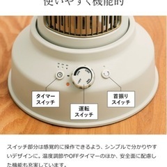 BRUNO カーボンヒーターの画像