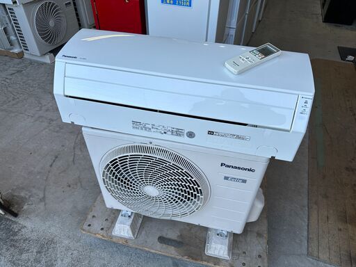 【動作保証あり】Panasonic Eolia 2017年 2.8kw 10畳用 冷暖房ルームエアコン CS-J287C【管理KR426】