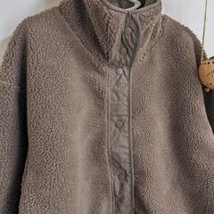 【新品】FREAK'S STORE リバーシブルボアハーフコート 茶の画像