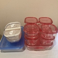 iwaki ziploc ニトリ　保存容器