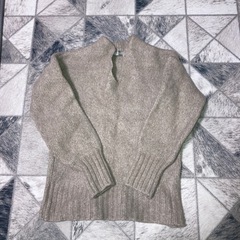 ★保温力抜群★ 毛素材　セーター　ベージュ　M〜L