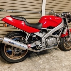 ホンダ　VT250 スパーダ　配送可能　支払いは現金or振り込みも可能　赤の画像