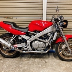 ホンダ　VT250 スパーダ　配送可能　支払いは現金or振り込みも可能　赤の画像
