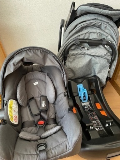【値下げ】joie トラベルシステム　ツーリストベビーカー&チャイルドシート&チャイルドシートベース　セット