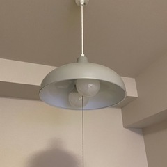 ※値下げ　(美品)ニトリ　ペンダントライトNシック3(GY)