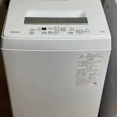 送料・設置込み　洗濯機　4.5kg TOSHIBA 2021年