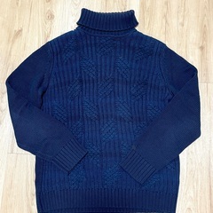 Calvin Klein タートルネックセーター ネイビー