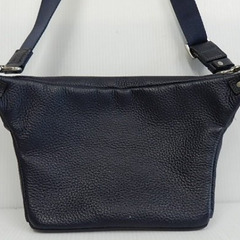 FUJITAKA フジタカ 瀬尾浩司 旅する レザーウエストバッグ ネイビー 中古の画像