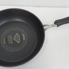 未使用！アイリスオーヤマ ダイヤモンドコートフライパン・両手鍋セット DCI-FR3S ブラウンの画像