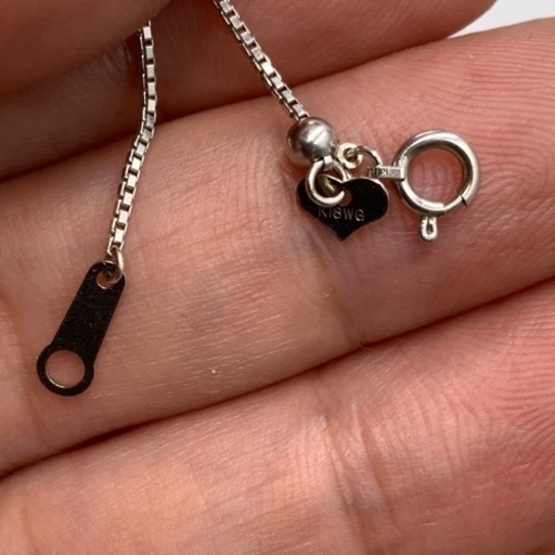 K18WG pt900 サファイヤクロスペンダント　ネックレス　5.5g 0.92ct