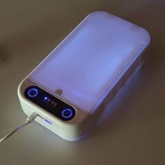 Qi充電器付除菌除去対策紫外線ボックスの画像