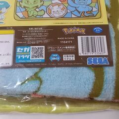 決まりました　期間限定値下げ　未使用　ブランケット　ポケットモンスターの画像