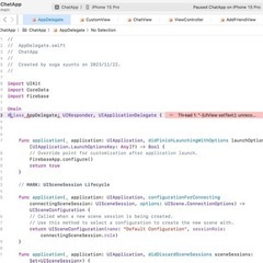swift チャットアプリが一応完成したのですが、画面遷移がうま...