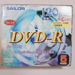 SAILOR DVD-R 120　５枚入りパック　16セット　計８０枚まとめ売りの画像